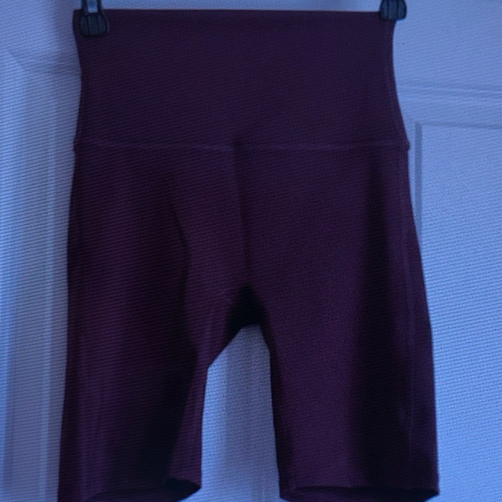 Women's Purple High-Waisted Shorts